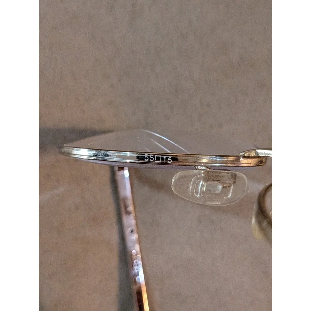Liberty Optical Vintage Oval Gold Oversized Eyeglasses Frame Model LO60-64 Z87